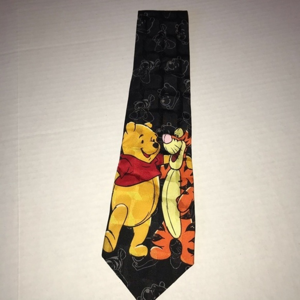 Disney Pooh and Tigger Men’s Silk Tie
